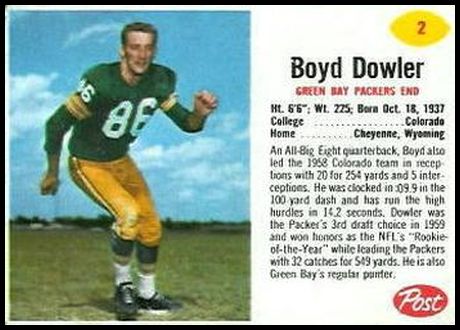 2 Boyd Dowler